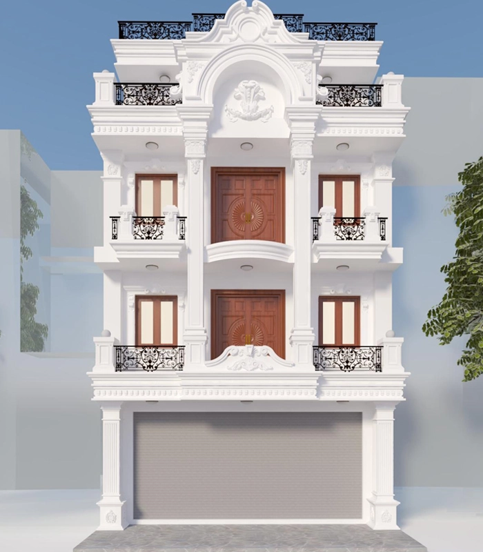 Hình ảnh mô hình xây biệt thự