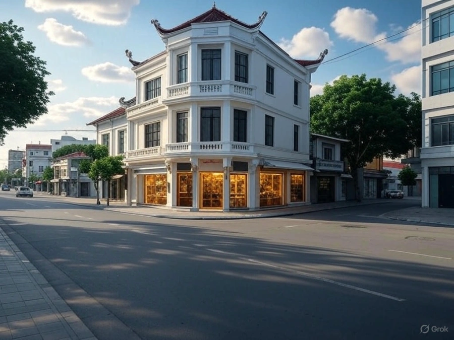 giá thành của nhà phố thương mại