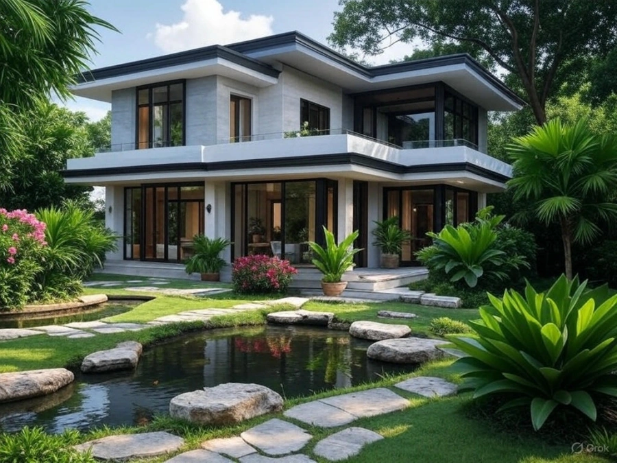 Lưu ý đến diện tích xây dựng đối với biệt thự nhà vườn