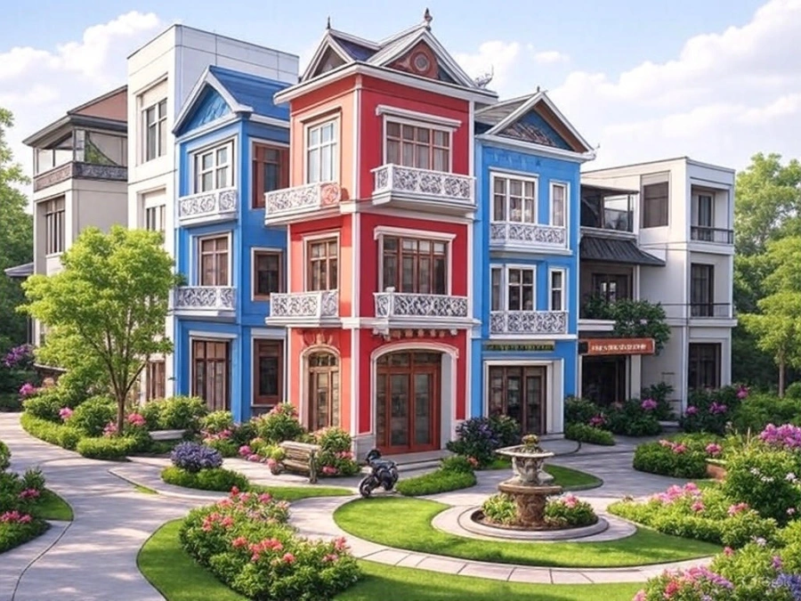 Thiết kế sân vườn trước nhà