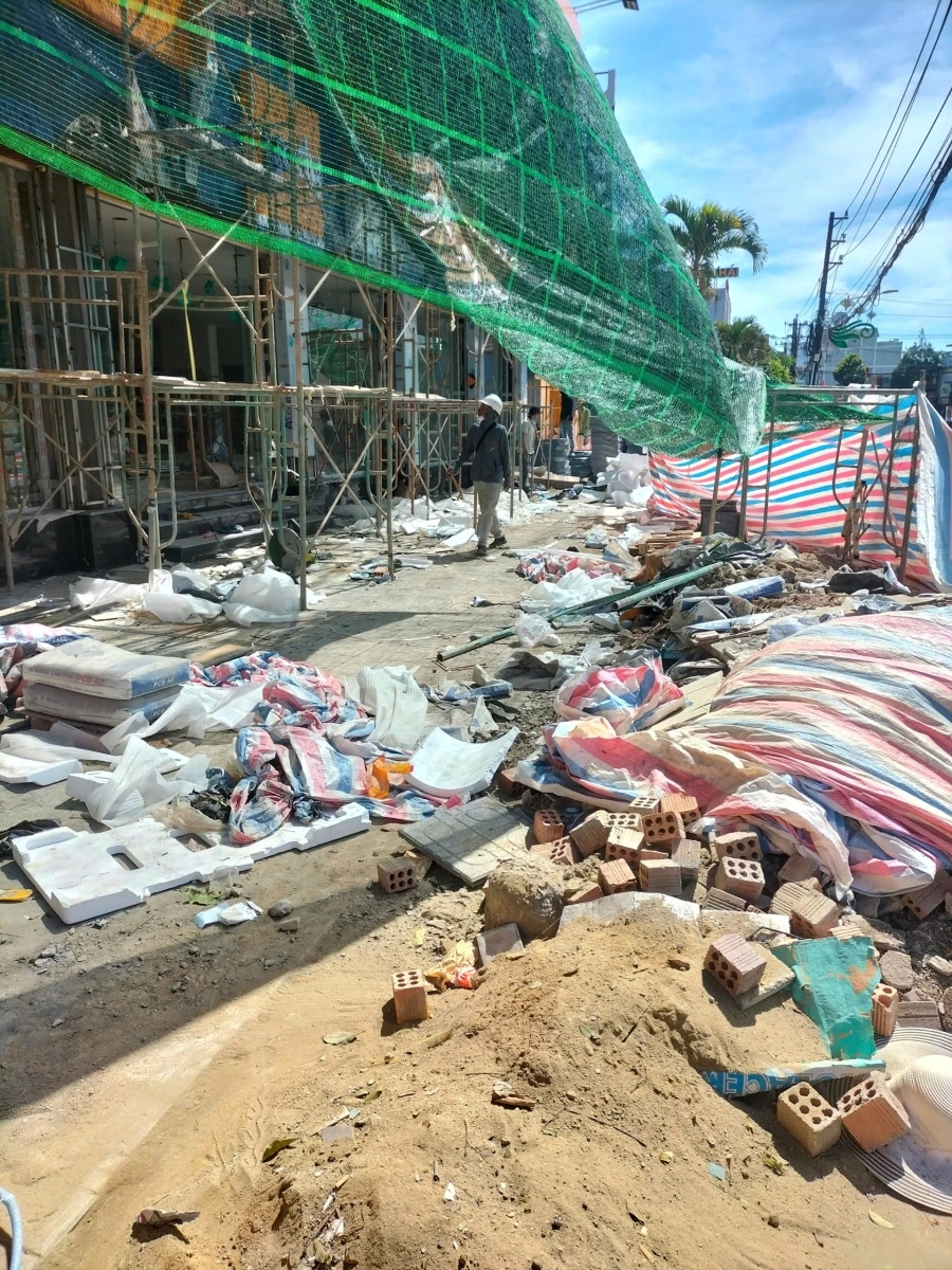 Hình ảnh thi công sửa chữa móng nhà tại Hóc Môn