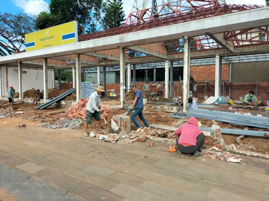 Phương án vật liệu khi sửa chữa